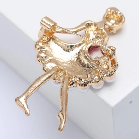 Ballerina Brooch (Tan) - Picture 2 of 2